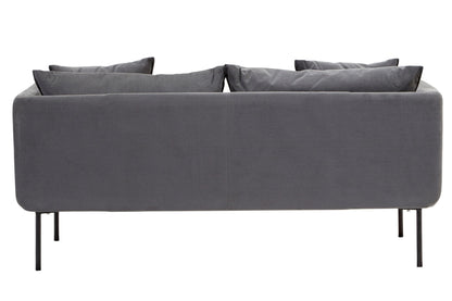Penzance Two Seater Grey Sofa