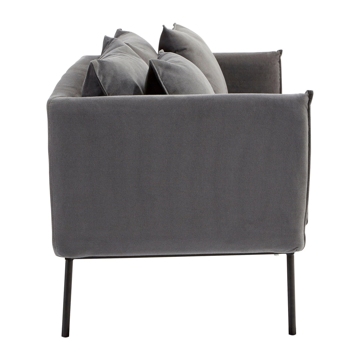 Penzance Two Seater Grey Sofa