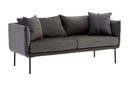 Penzance Two Seater Grey Sofa