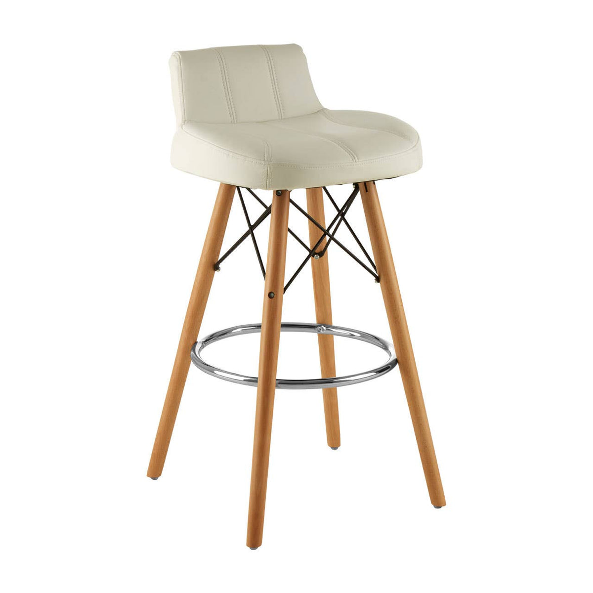 Richmond Leather Effect Bar Stool 