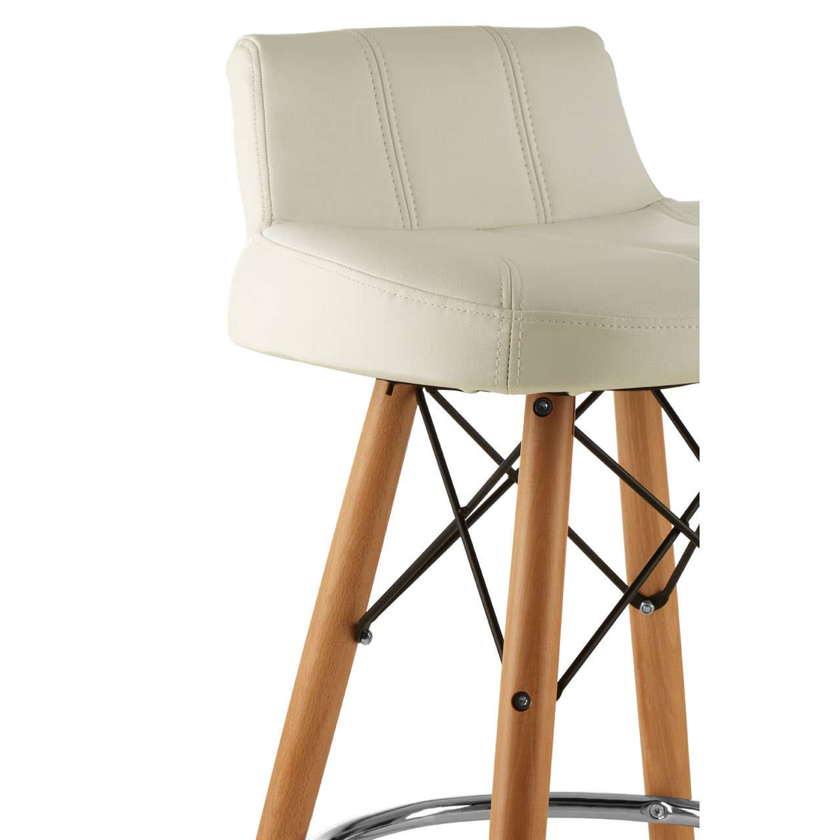 Richmond Leather Effect Bar Stool 