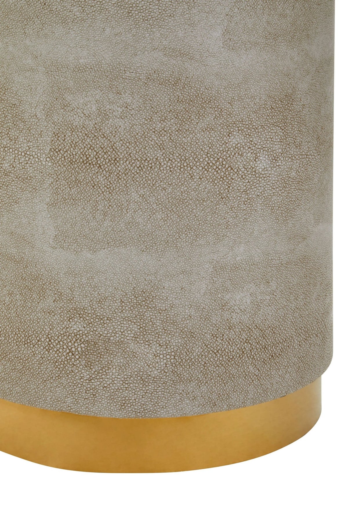 Portofino Shagreen Effect Round Stool and Side Table