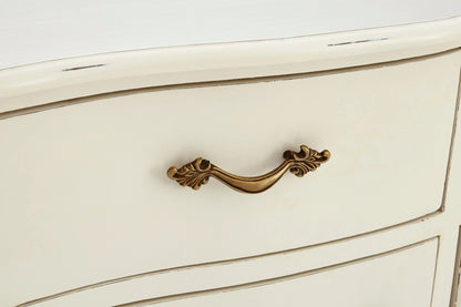 Stirling 6 Drawer White Sideboard