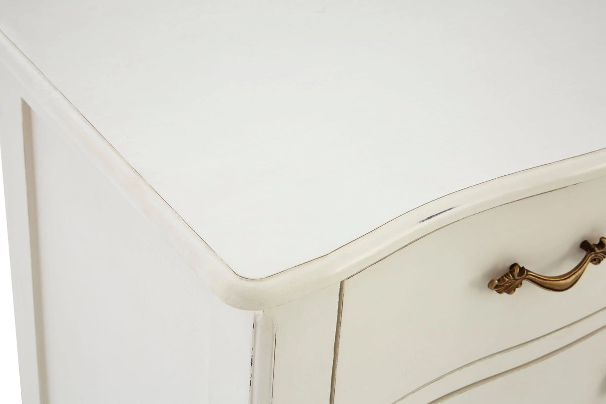 Stirling 6 Drawer White Sideboard