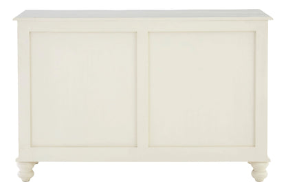Stirling 6 Drawer White Sideboard