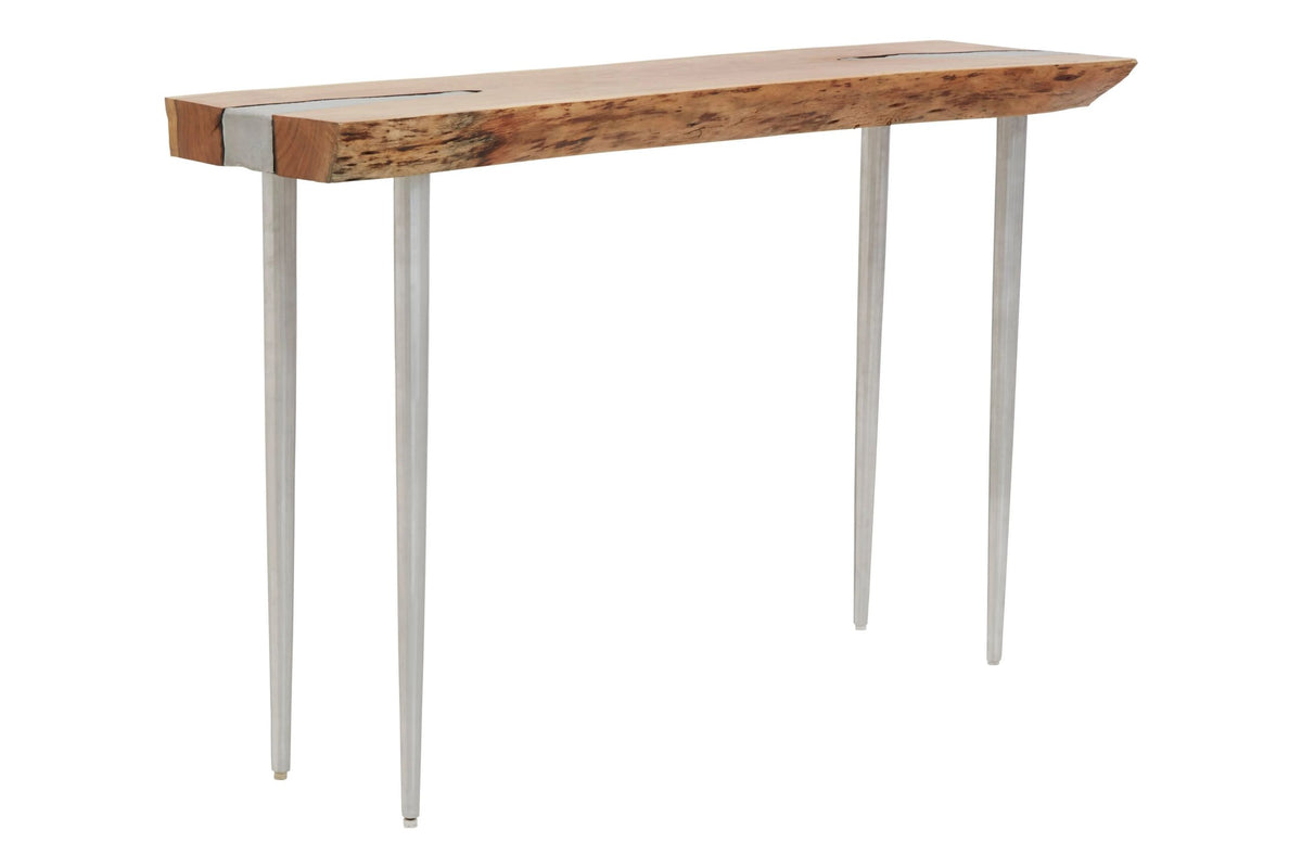 Castleton Natural Acacia Wood Live Edge Console Table