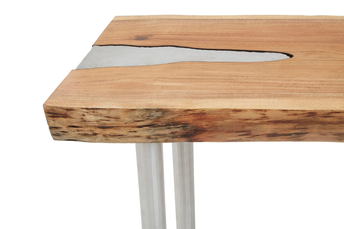 Castleton Natural Acacia Wood Live Edge Console Table