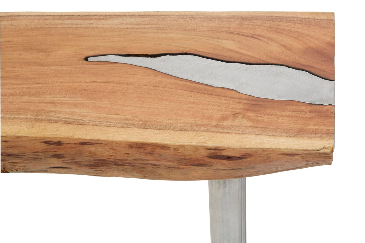 Castleton Natural Acacia Wood Live Edge Console Table