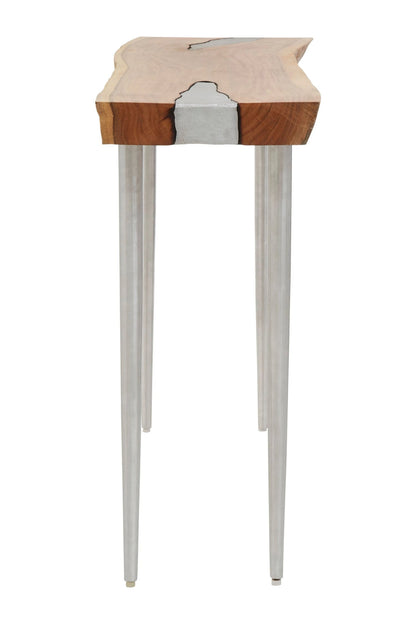 Castleton Natural Acacia Wood Live Edge Console Table