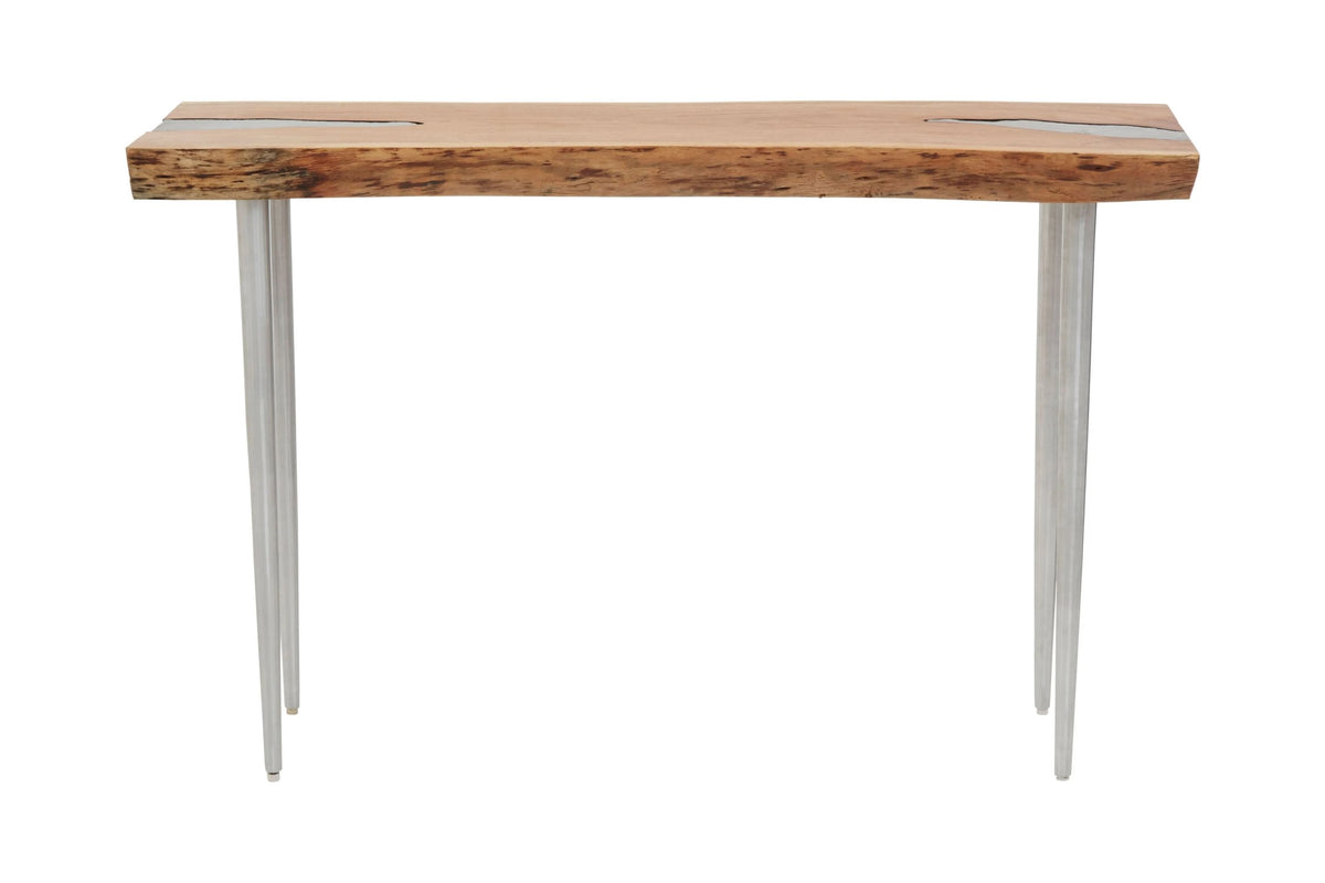 Castleton Natural Acacia Wood Live Edge Console Table