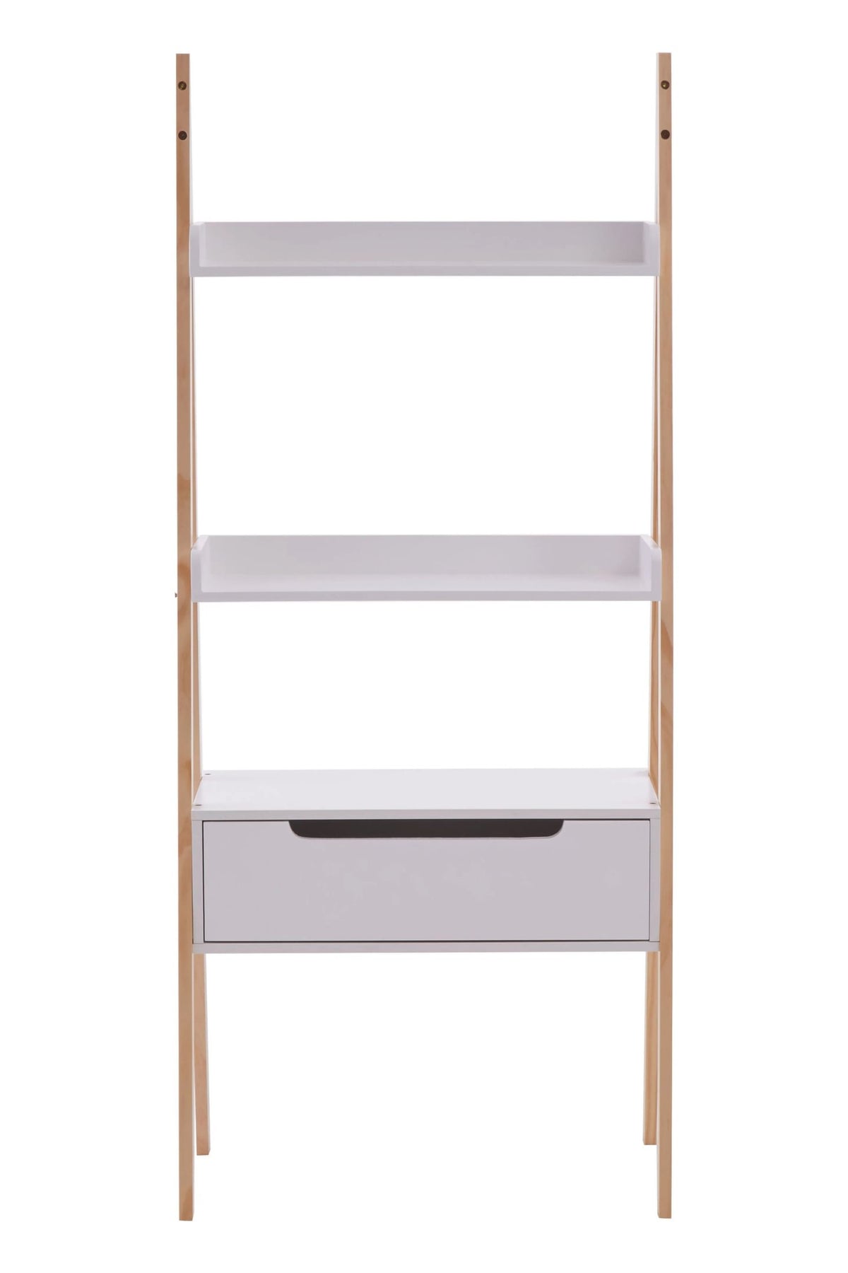 Capri White Ladder Style Shelf Unit