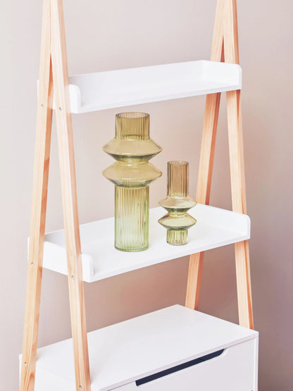Capri White Ladder Style Shelf Unit