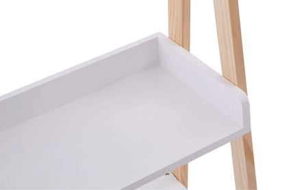 Capri White Ladder Style Shelf Unit