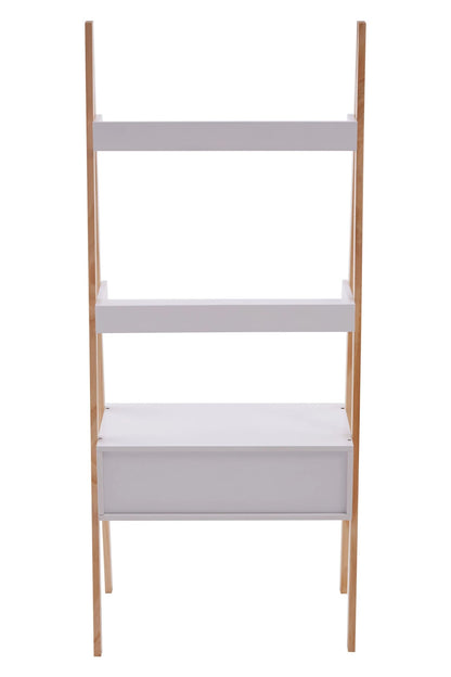 Capri White Ladder Style Shelf Unit