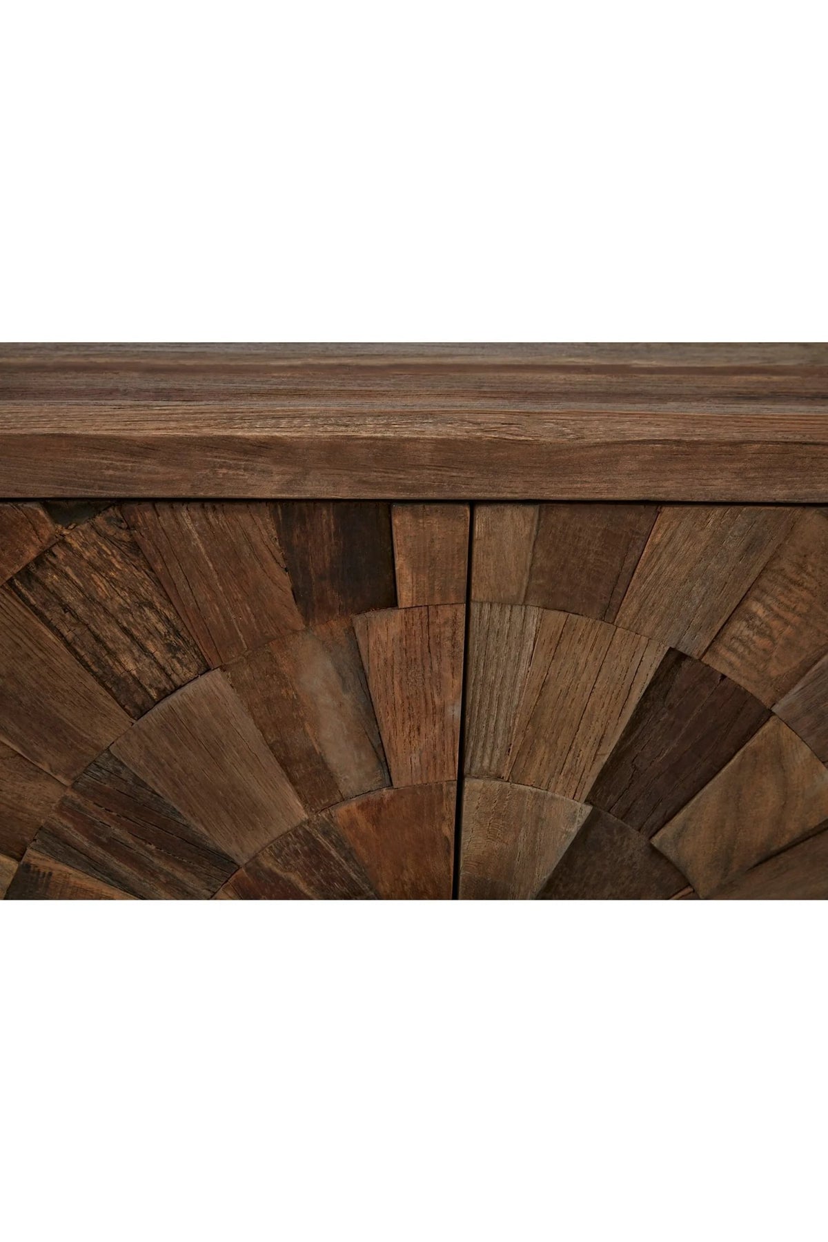 Bexhill Small Recycled Elm Wood 2 Door Cabinet