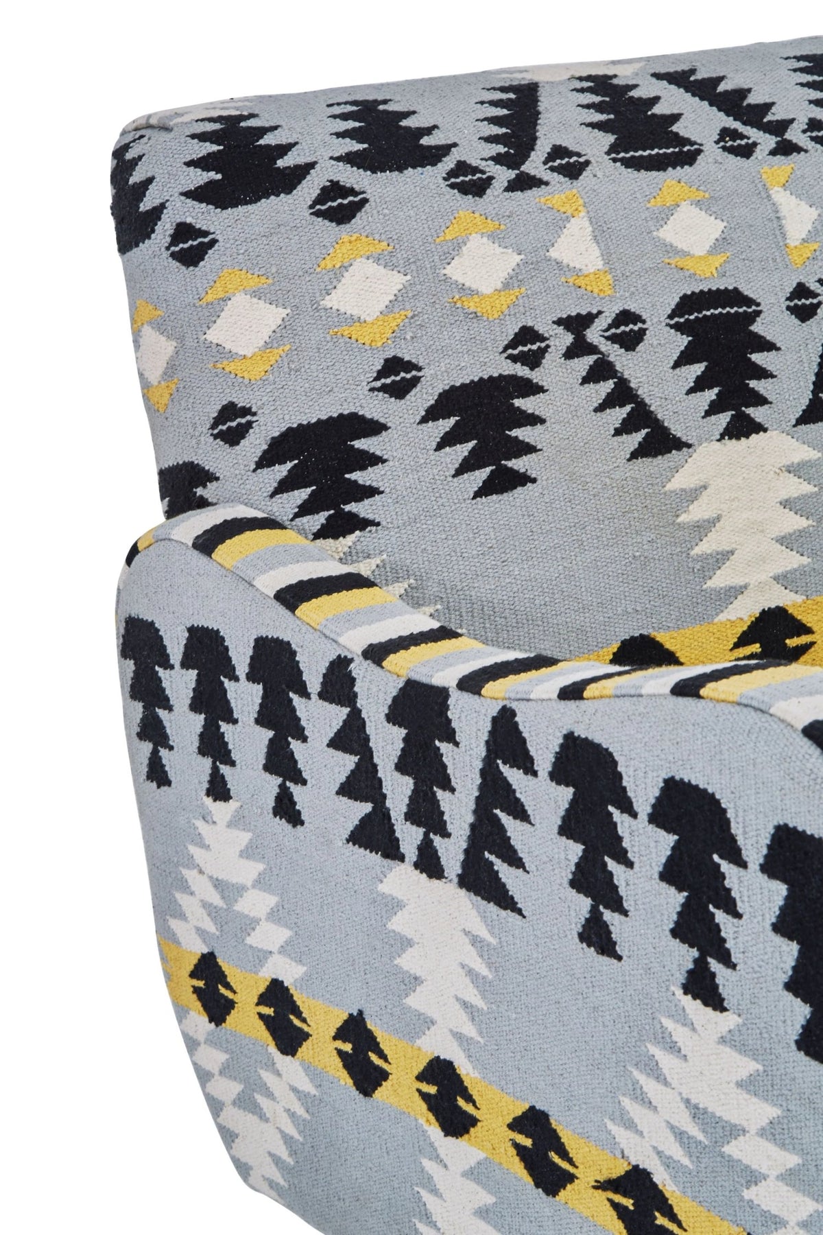 Granada Kilim Style Armchair with Mango Wood Legs