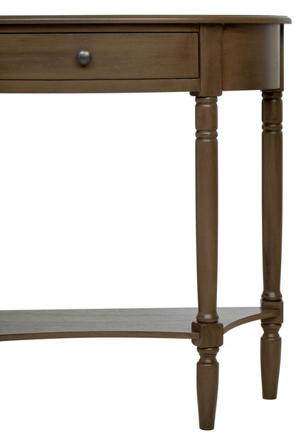 Savoy Dark Brown One Drawer Console Table