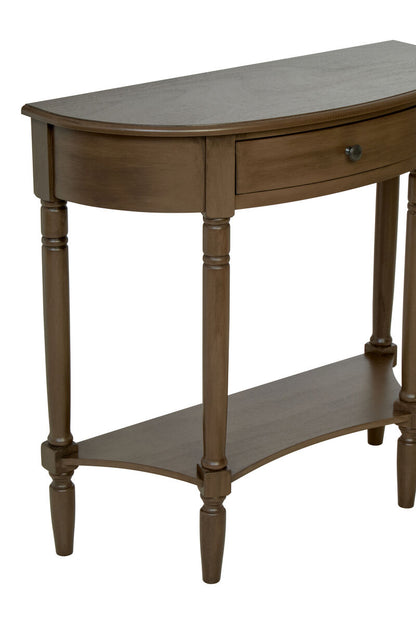 Savoy Dark Brown One Drawer Console Table