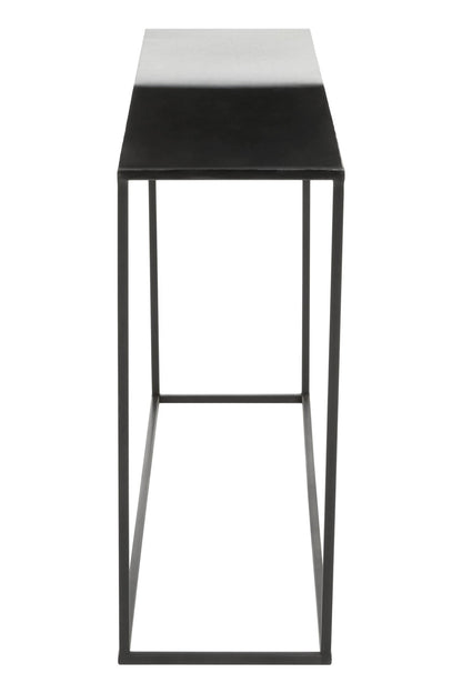 Wendover Black and White Ombre Console Table