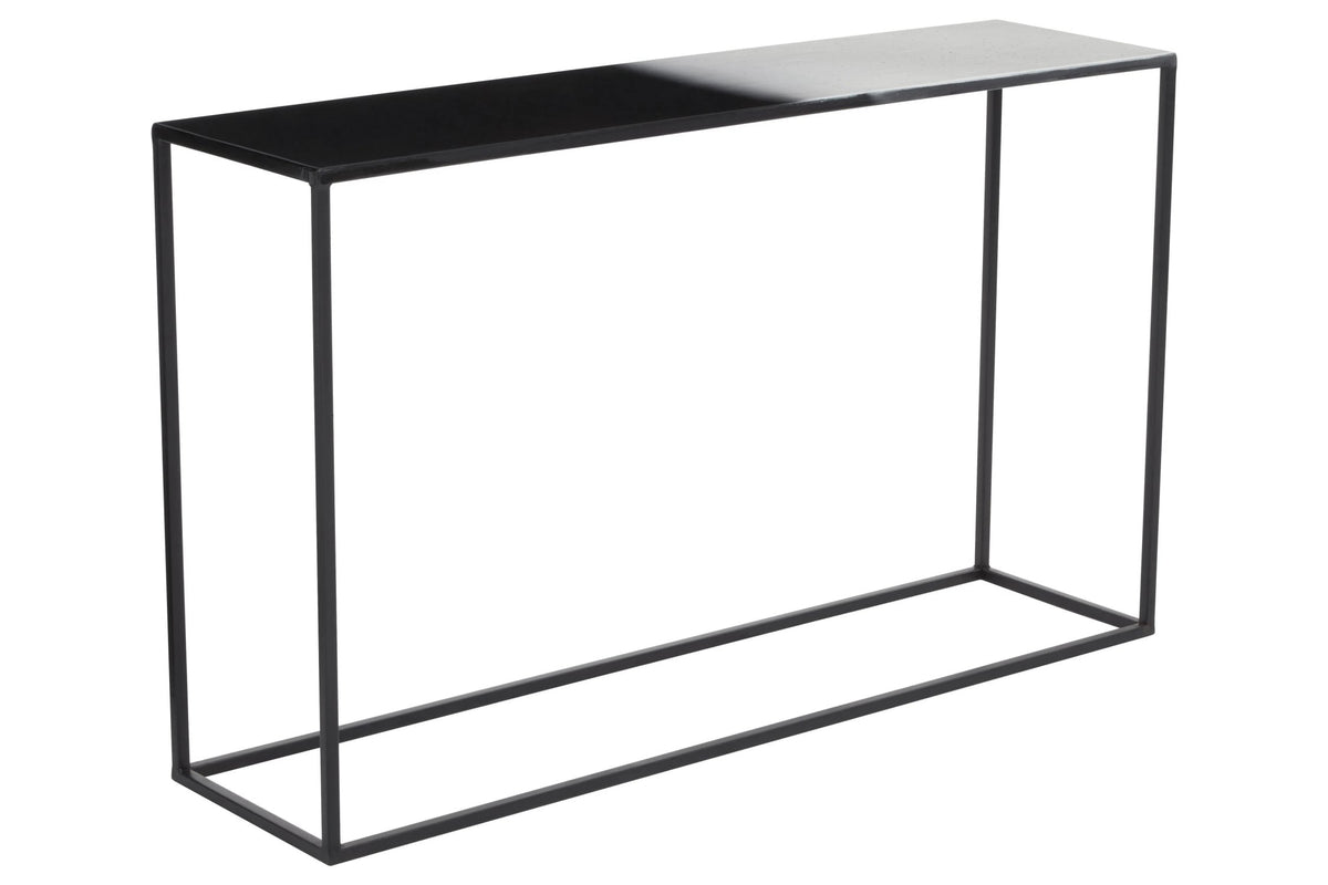 Wendover Black and White Ombre Console Table