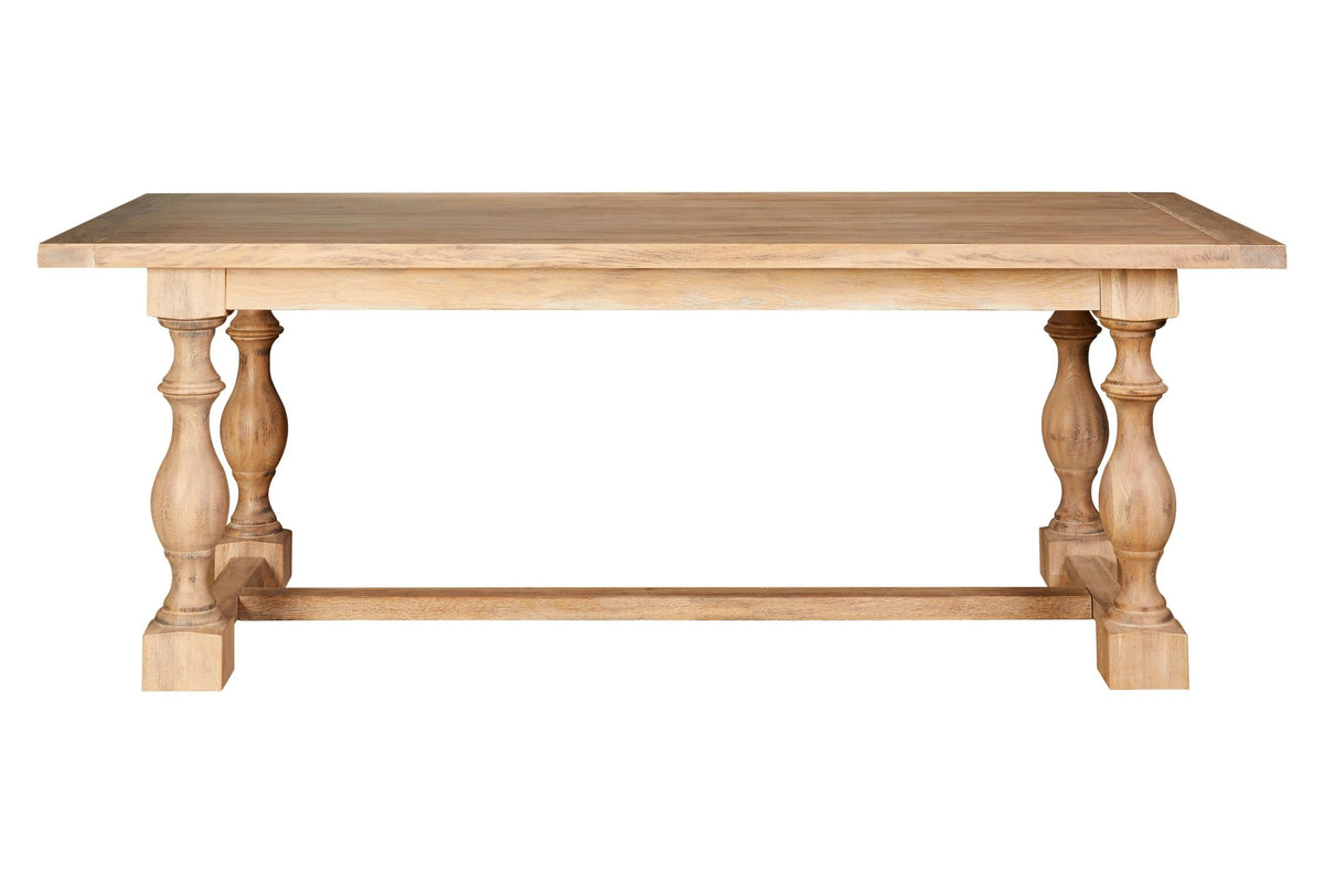 Cannes Whitewash Dining Table