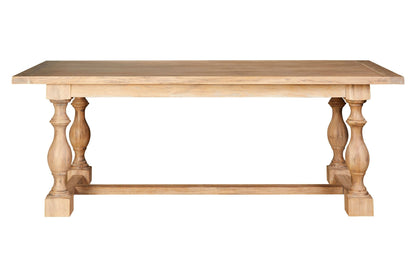 Cannes Whitewash Dining Table