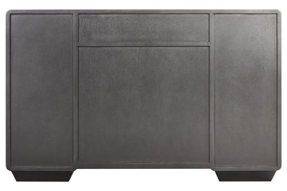 Rye Wood Veneer Seven Drawer Dressing Table 