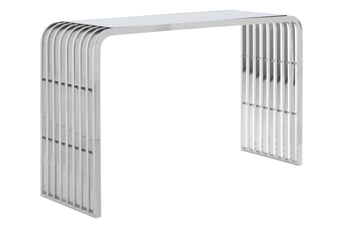 Valencia Slatted Console Table 