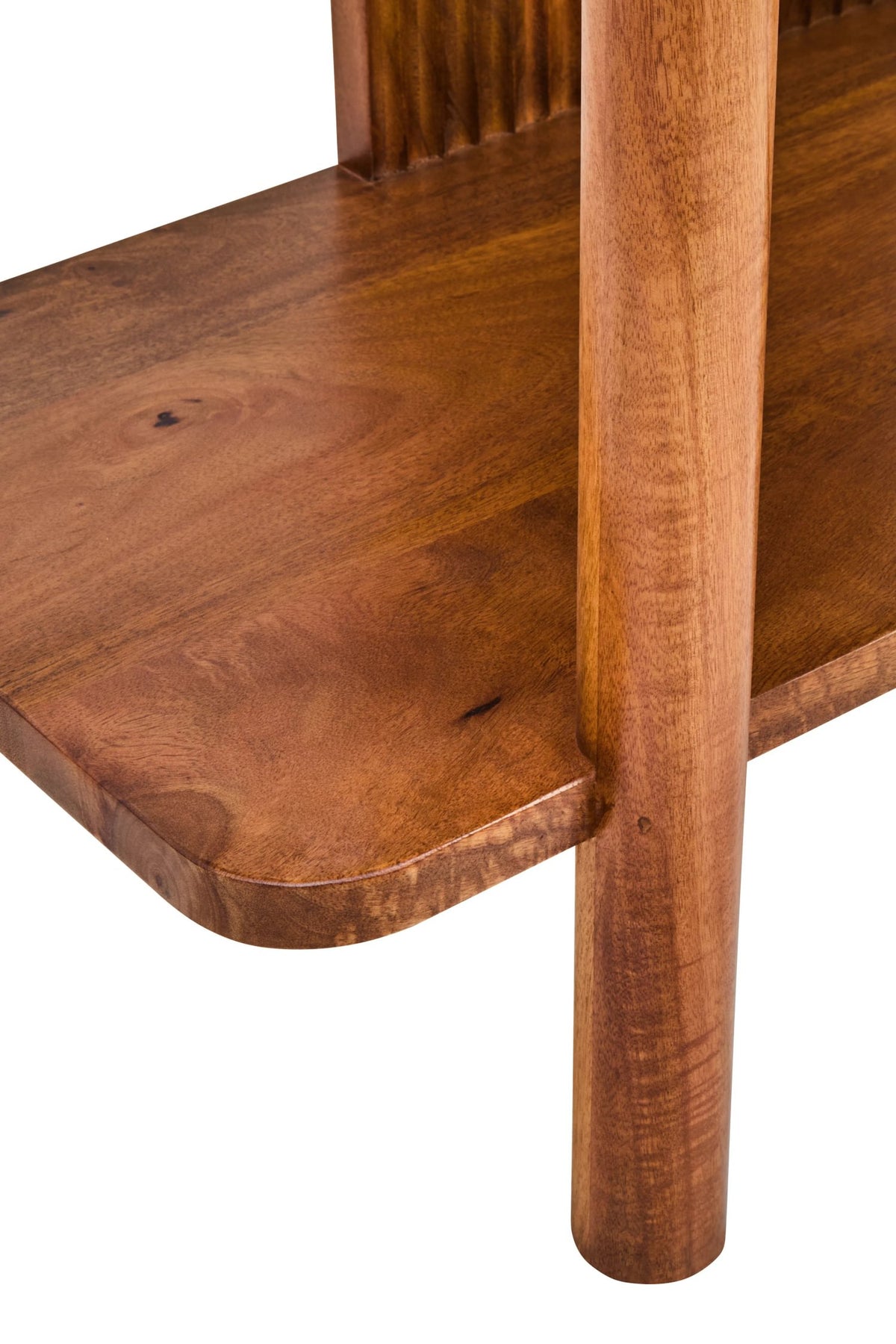 Stirling Five Tier Mango Wood Shelf Unit 