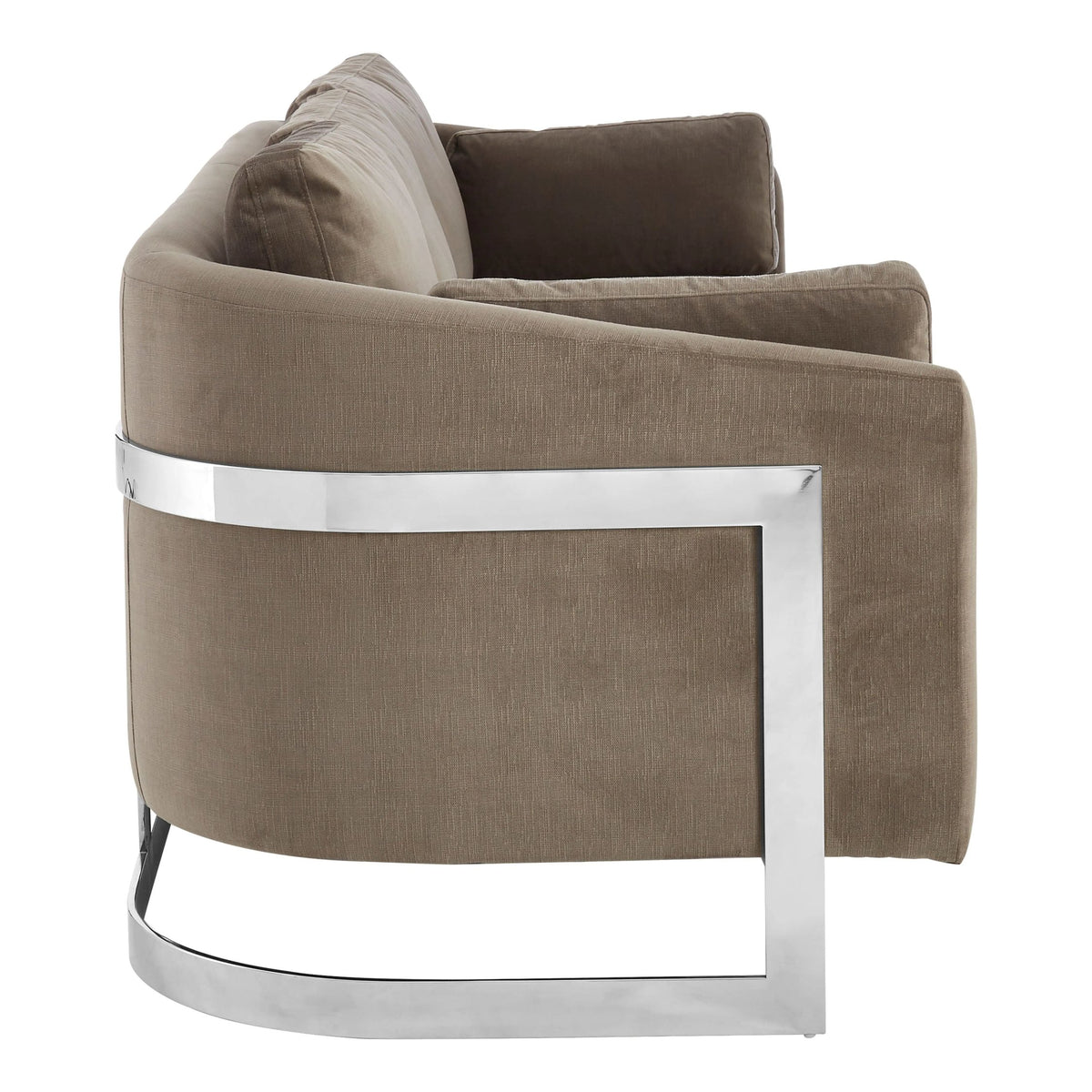 Hawes Dark Grey Cotton Velvet 3 Seat Sofa