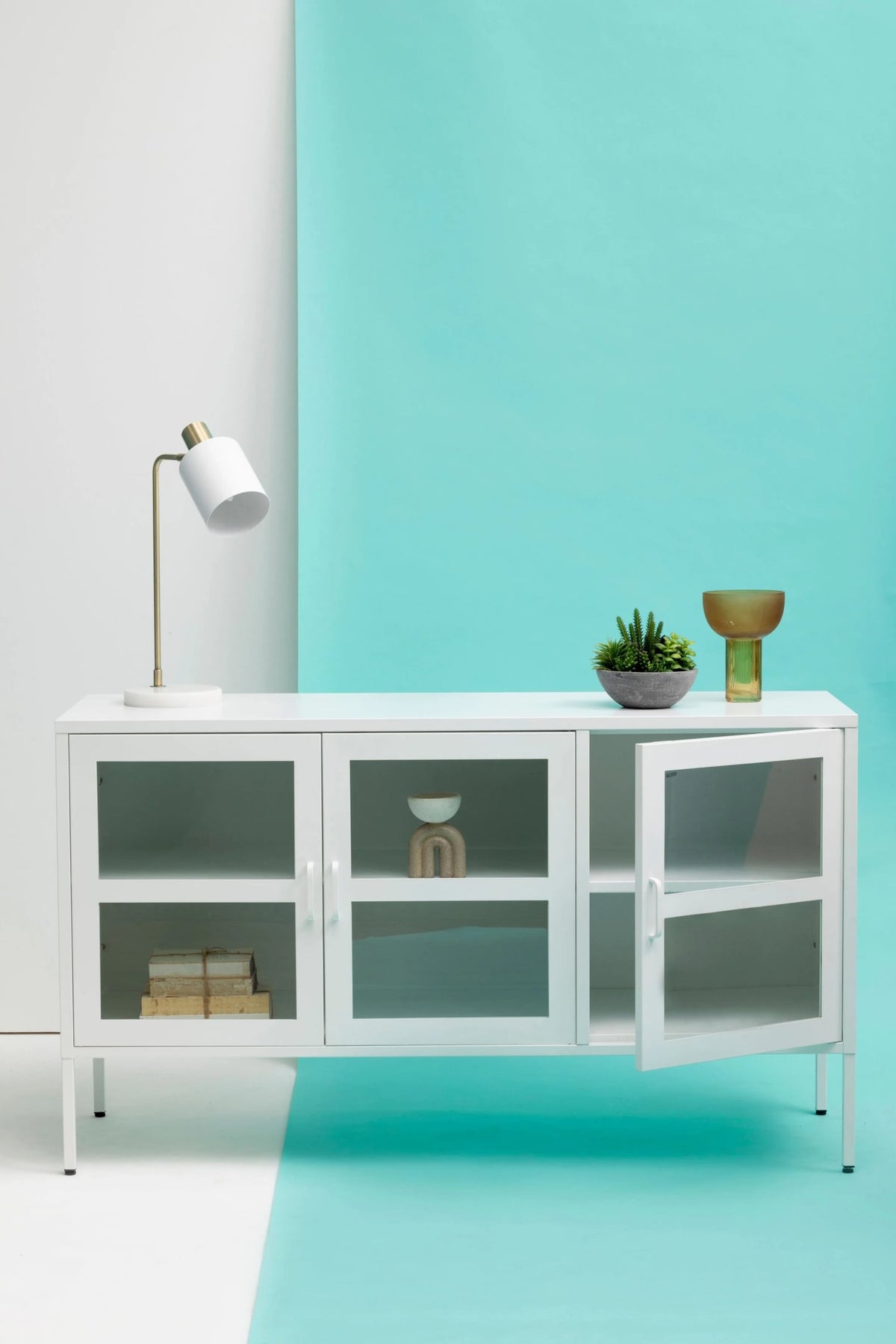 Cambridge Three Door Metal Sideboard 