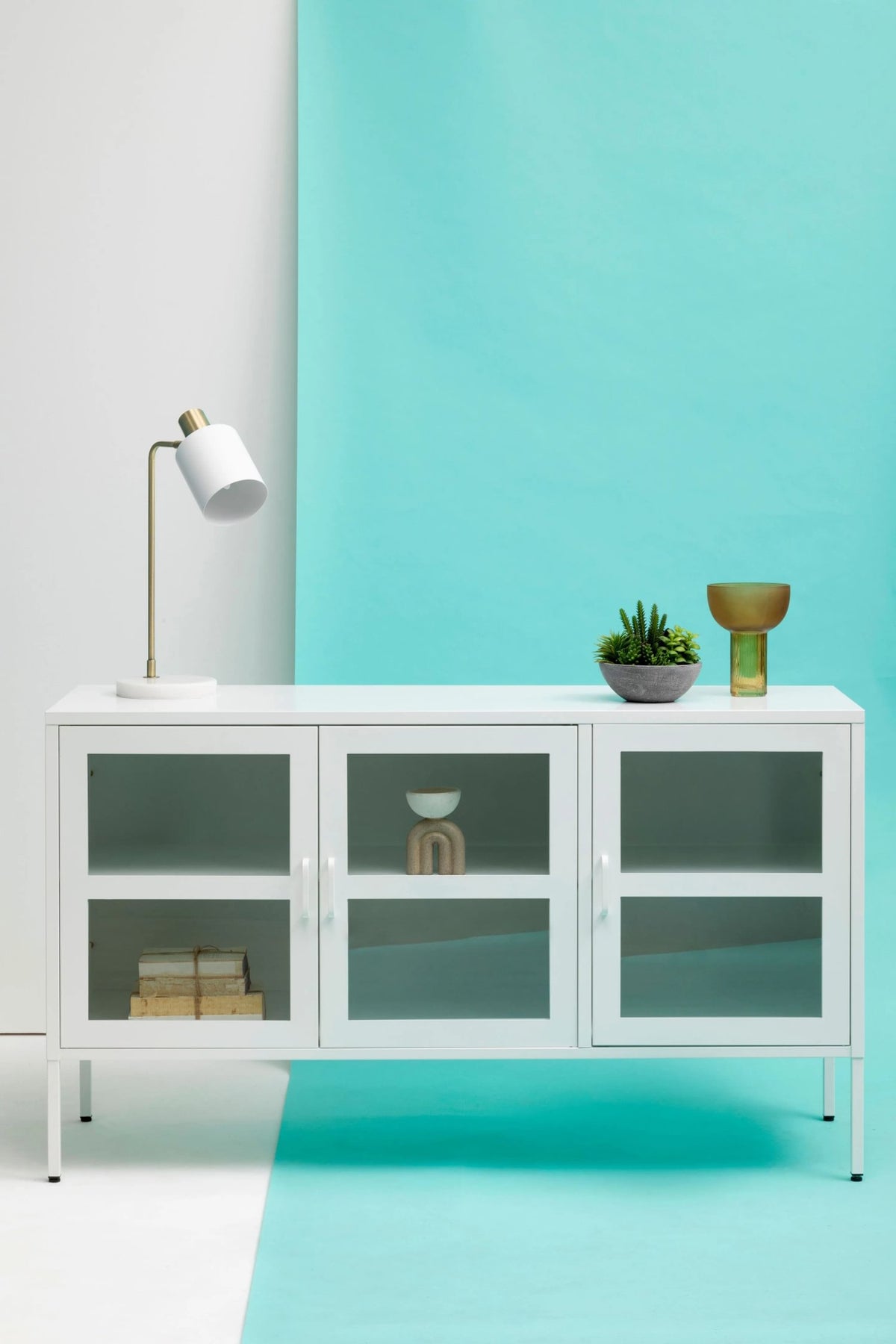 Cambridge Three Door Metal Sideboard 