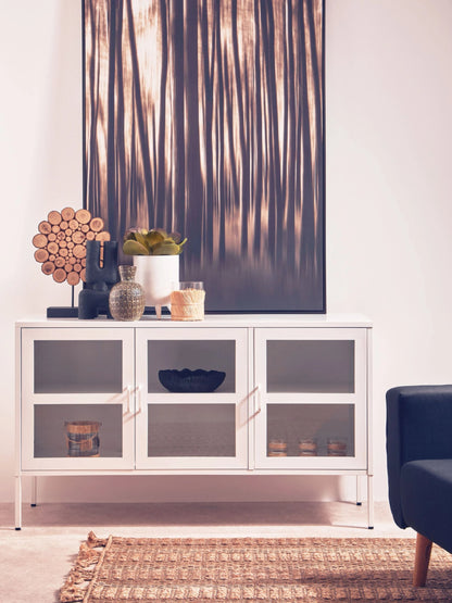 Cambridge Three Door Metal Sideboard 