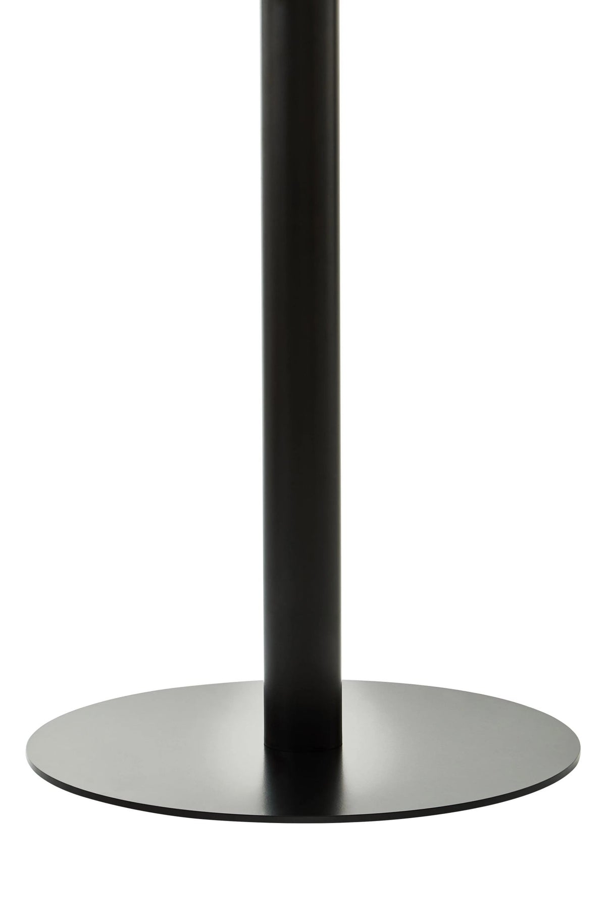 Halifax Round Glass and Matt Black Dining Table
