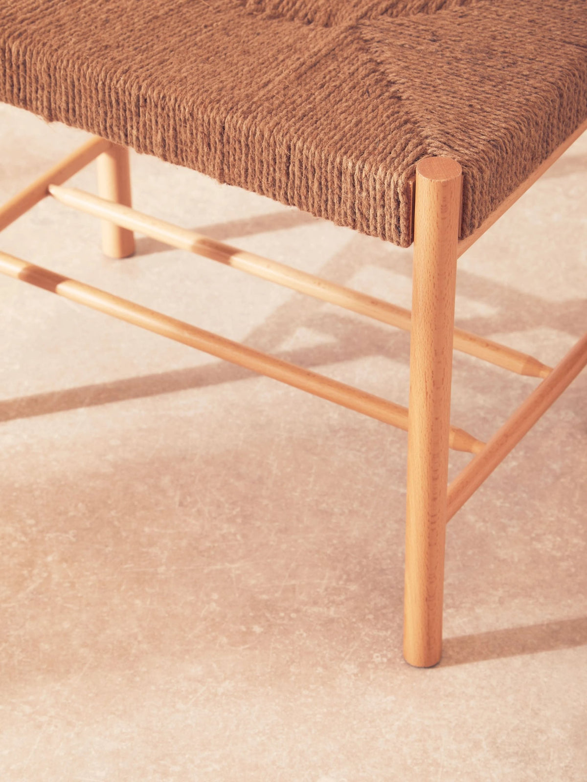 Harrogate Natural Rope Small Bench 