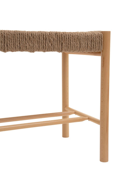 Harrogate Natural Rope Small Bench 