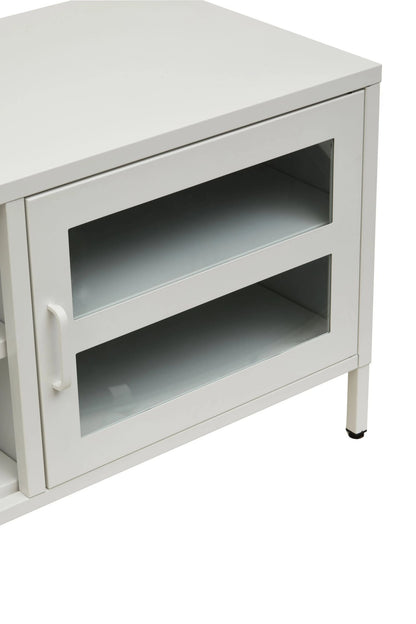 Cambridge Two Door Metal Media Unit 