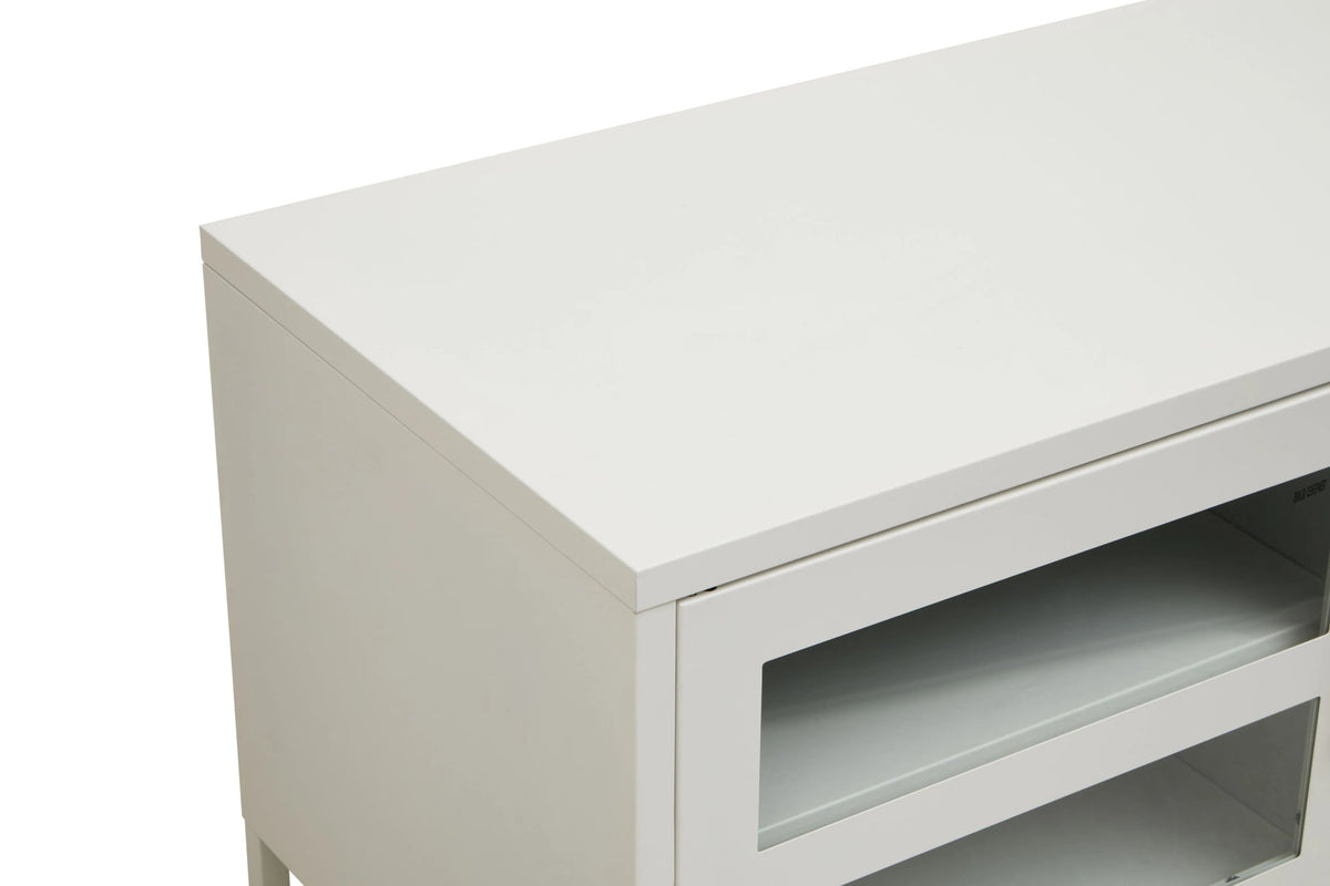 Cambridge Two Door Metal Media Unit 