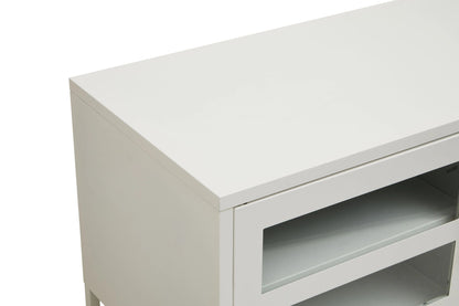 Cambridge Two Door Metal Media Unit 