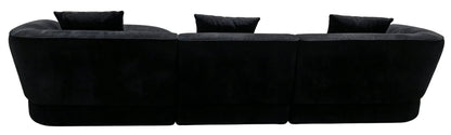 Stow Textured 3 Seater Corner Chaise Sofa 
