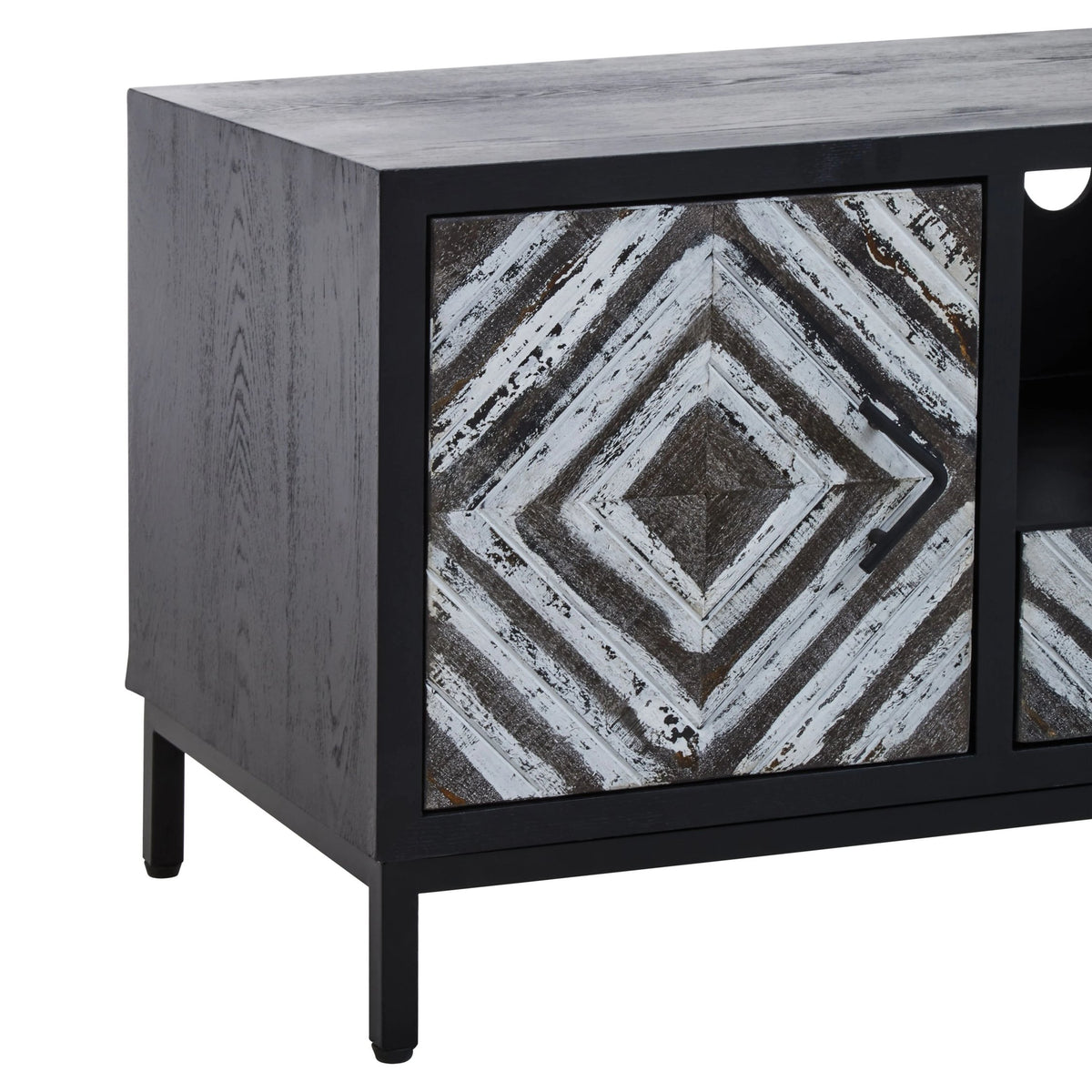 Canterbury Rustic Chevron Media Unit 