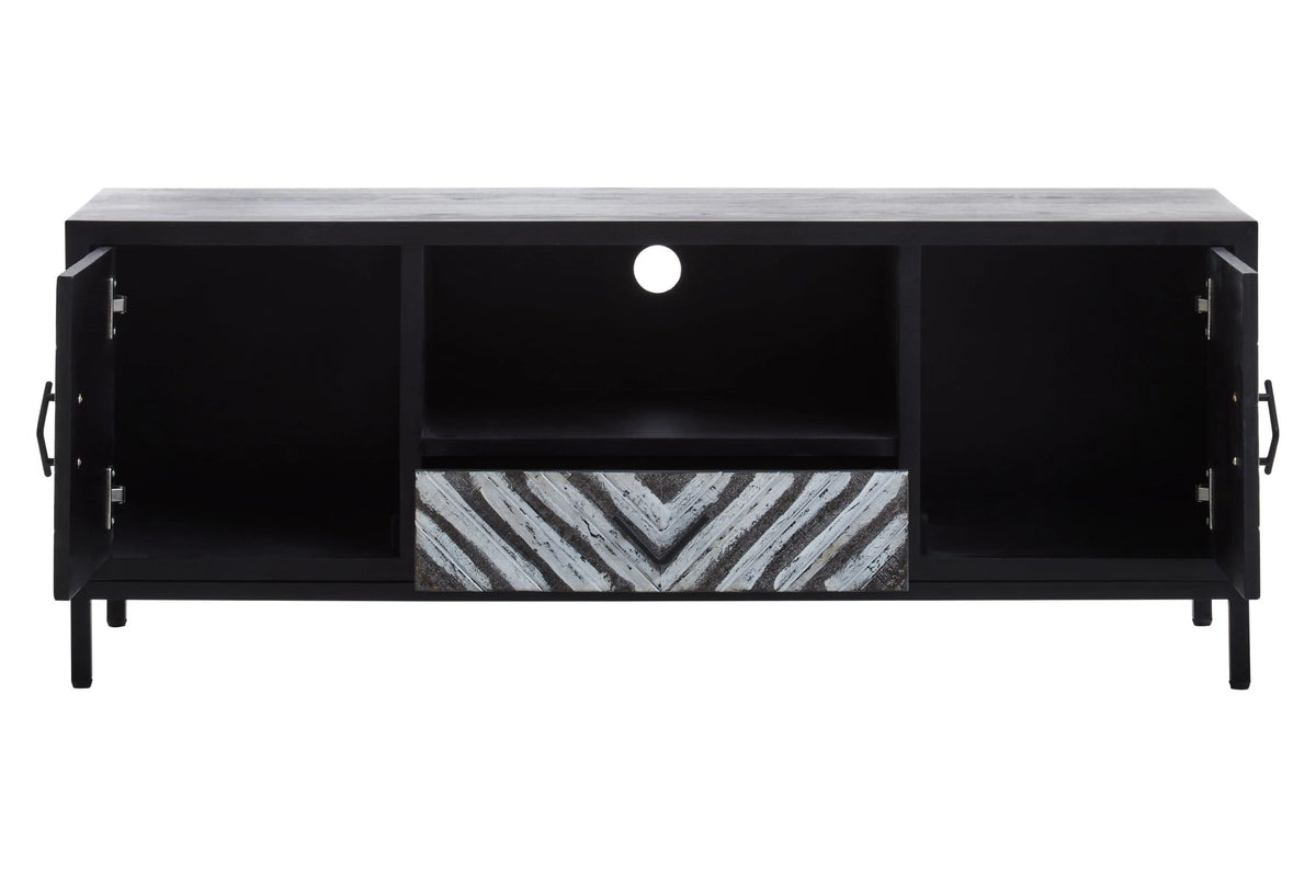 Canterbury Rustic Chevron Media Unit 