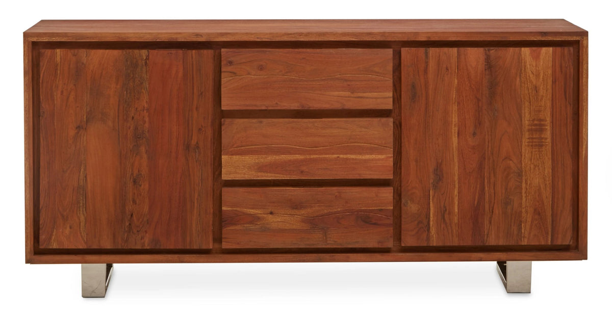 Oxford Acacia Wood 2 Doors and 3 Drawers Sideboard