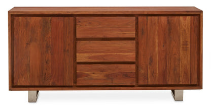 Oxford Acacia Wood 2 Doors and 3 Drawers Sideboard