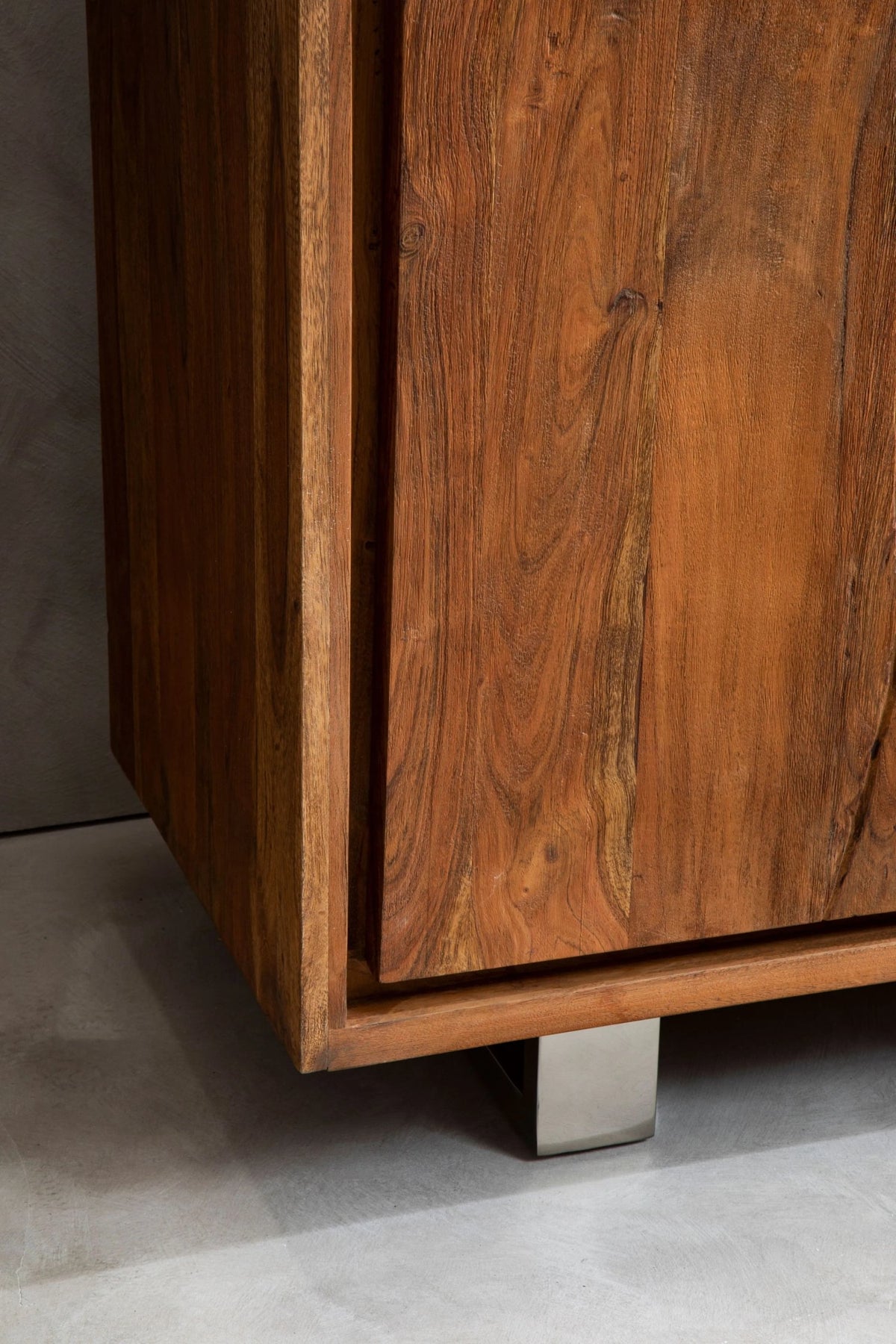 Oxford Acacia Wood 2 Doors and 3 Drawers Sideboard