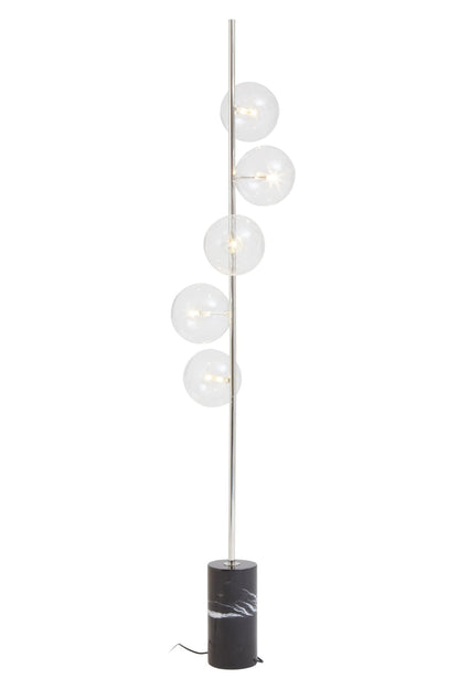 Cambridge Marble and 5 Bulb Floor Lamp 