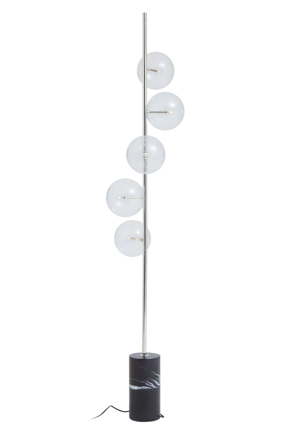 Cambridge Marble and 5 Bulb Floor Lamp 