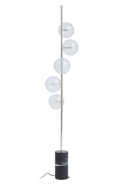 Cambridge Marble and 5 Bulb Floor Lamp 