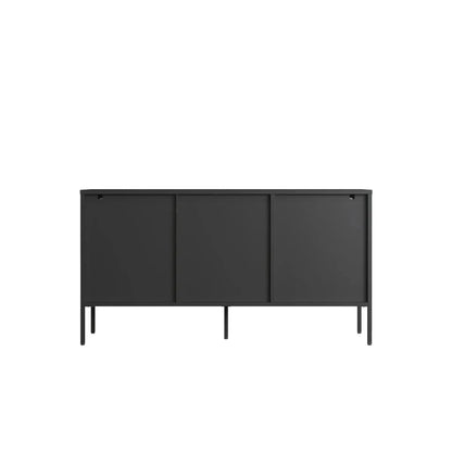 Ashford Metal Fluted Glass Door Sideboard 