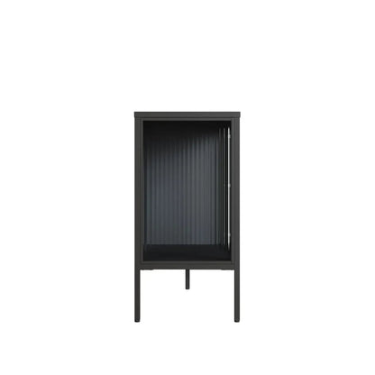 Ashford Metal Fluted Glass Door Sideboard 